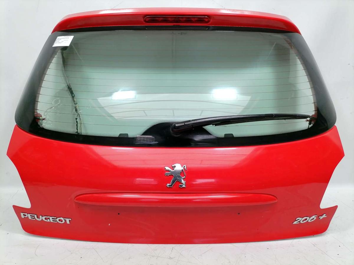 Peugeot 206+ original Heckklappe mit Heckscheibe KKN Rot Aden Bj.2009